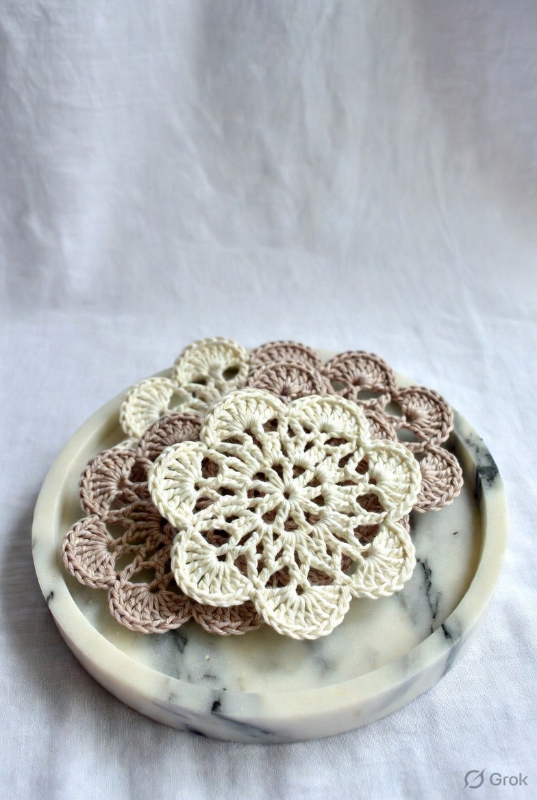 Artisan Crochet Coasters