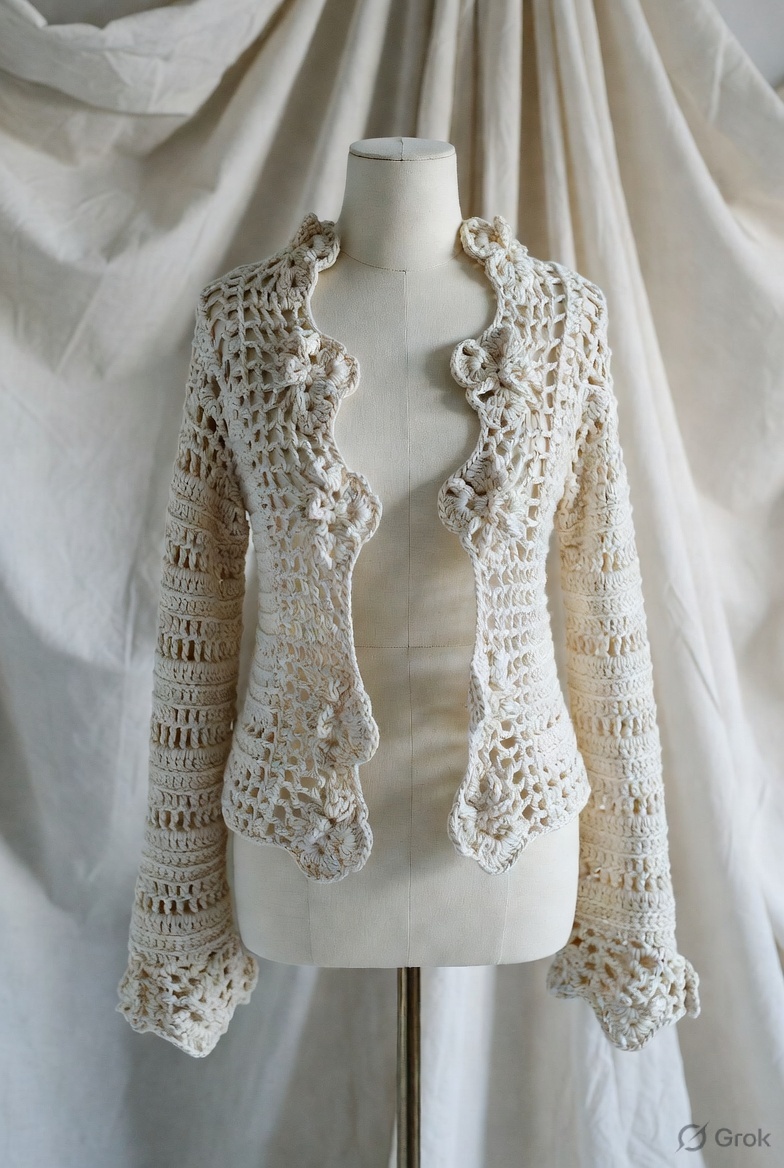 Heritage Crochet Shrug