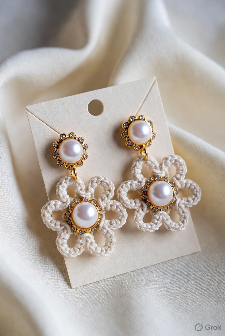 Pearl Blossom Earrings